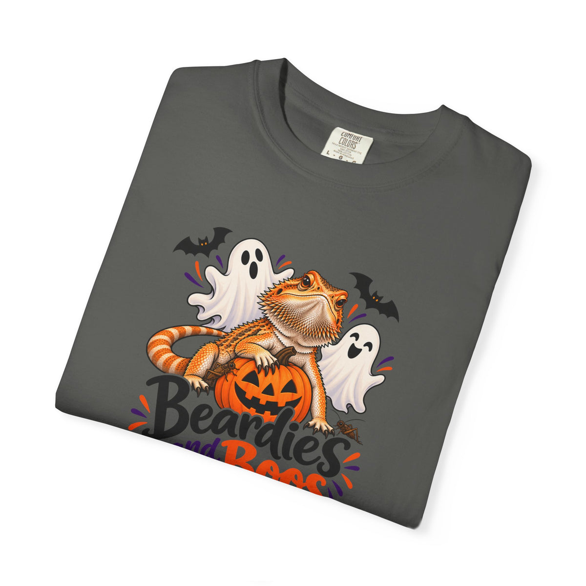 Beardies & Boos T-Shirt – Halloween Bearded Dragon Comfort Colors Tee