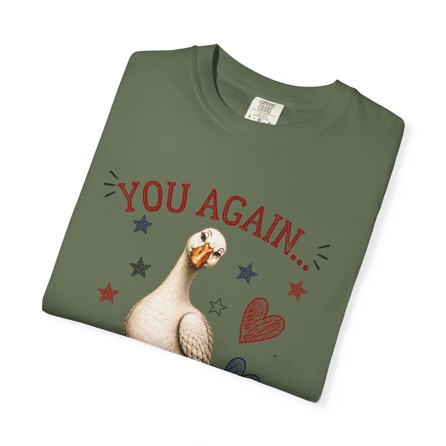 You Again But Why Goose T-Shirt – Funny Cute Bird Graphic Tee