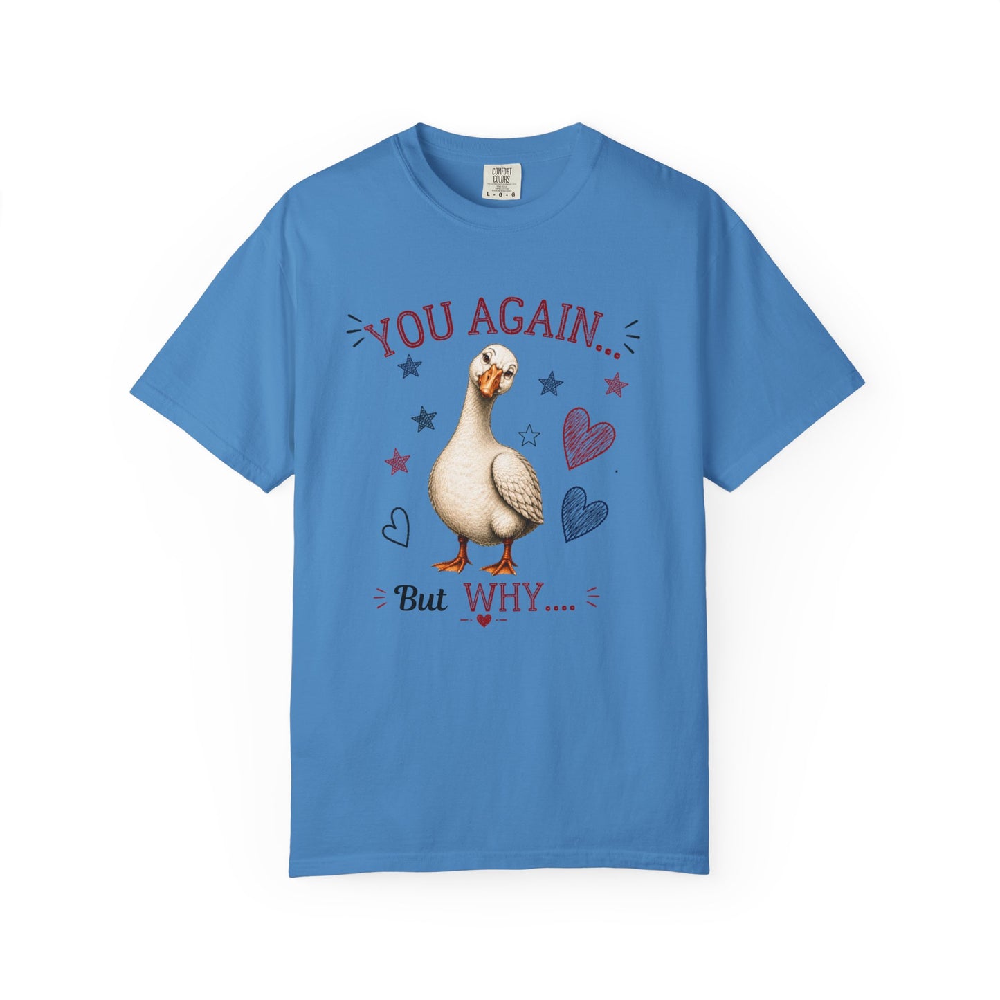 You Again But Why Goose T-Shirt – Funny Cute Bird Graphic Tee