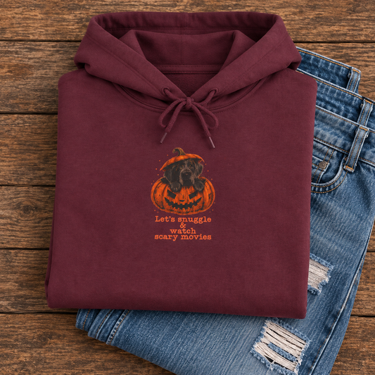 Great Dane Halloween Hoodie, Let’s Snuggle & Watch Scary Movies
