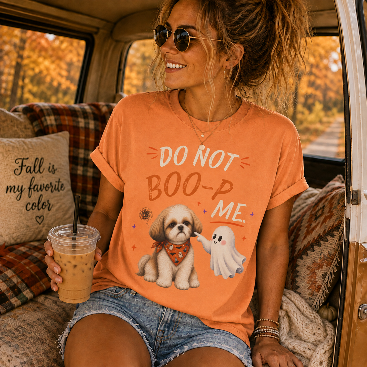 Do Not Boo‑P Me Shih Tzu T-Shirt | Funny Halloween Dog Tee
