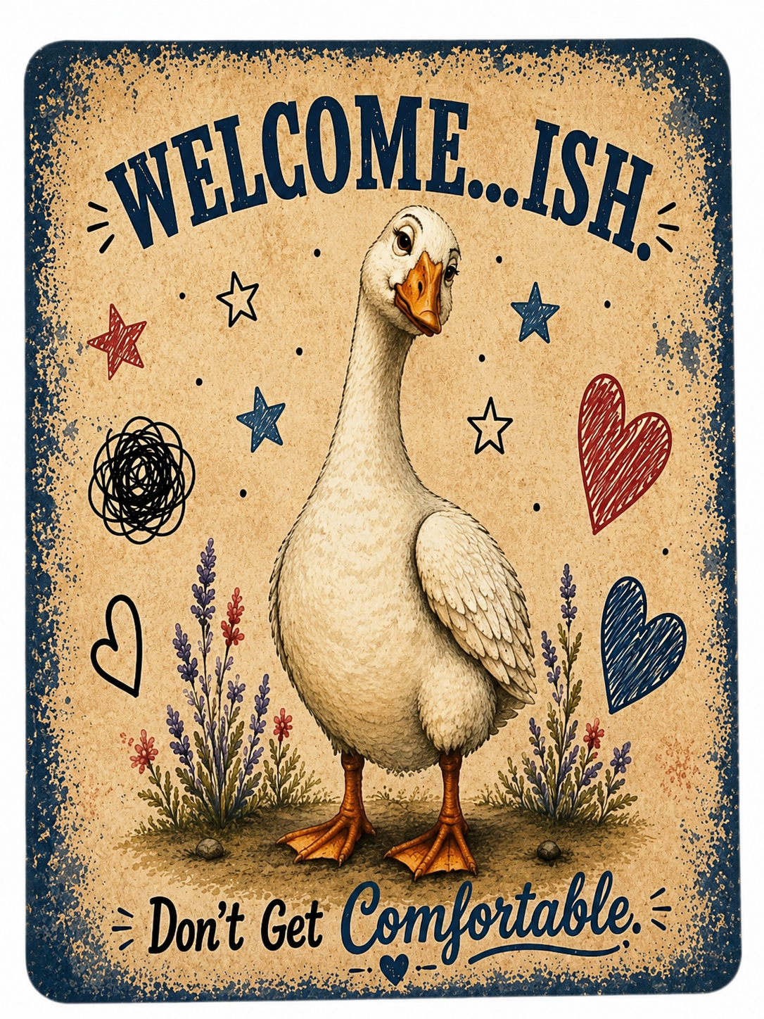 Funny Goose Magnets Set of 3 | Please Go Away