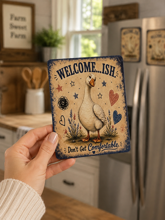 Funny Goose Magnets Set of 3 | Please Go Away